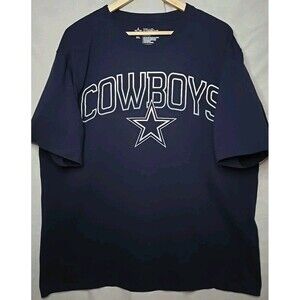 Dallas Cowboys Authentic Apparel Short Sleeve Shirt Graphic Blue Men’s Size 2XL